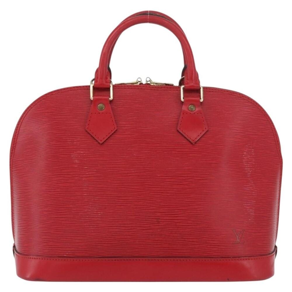 Louis Vuitton Epi Alma Handbag Castilian Red